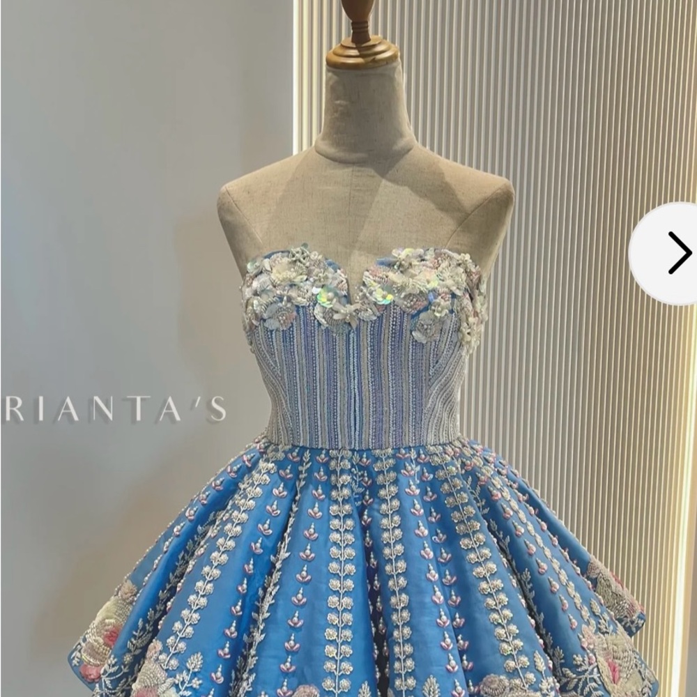RIANTA’S Blue Floral Dress - Picture 1 of 2